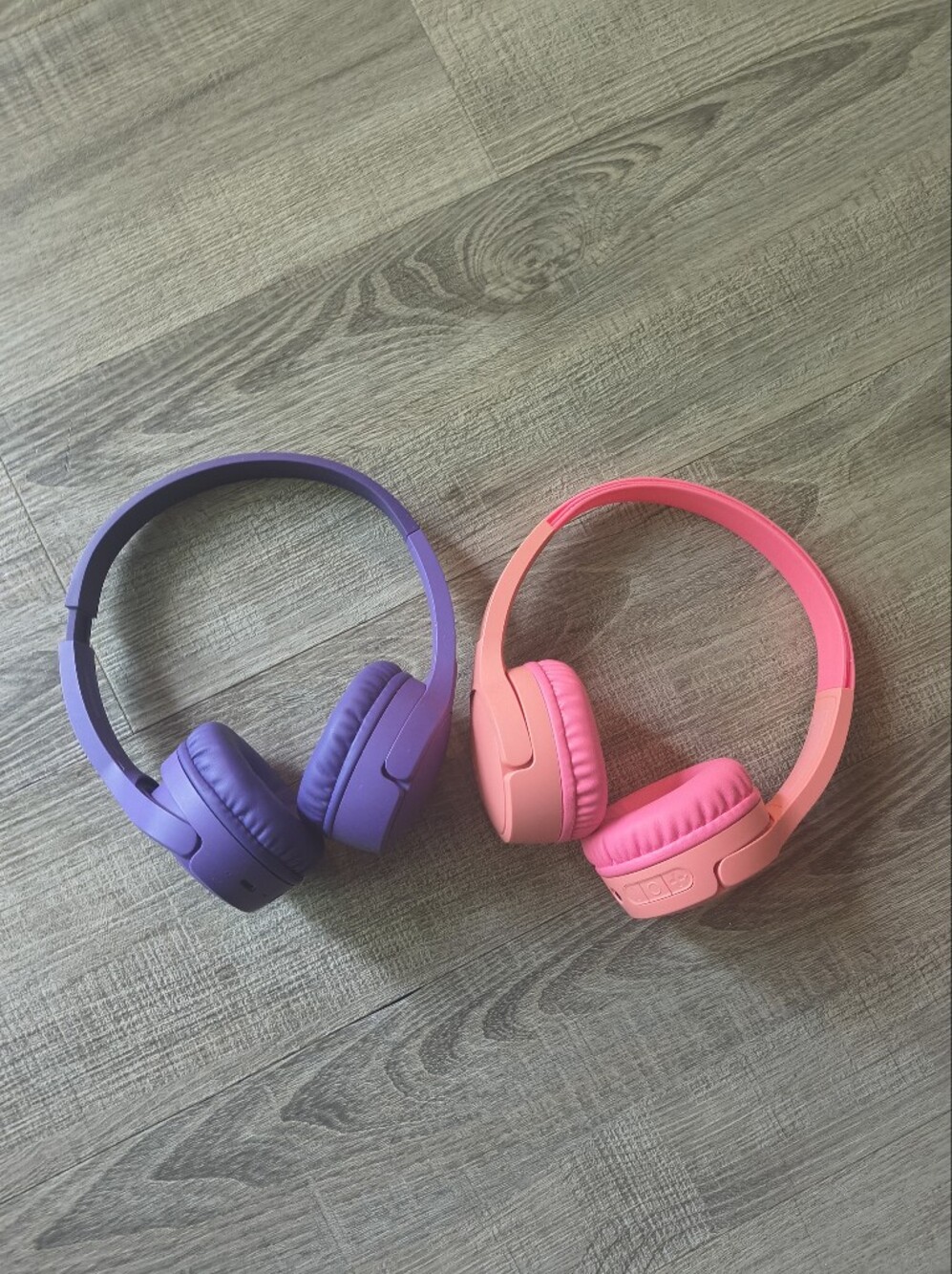 belkin Pink and Purple Wireless Over-Ear Headphones
